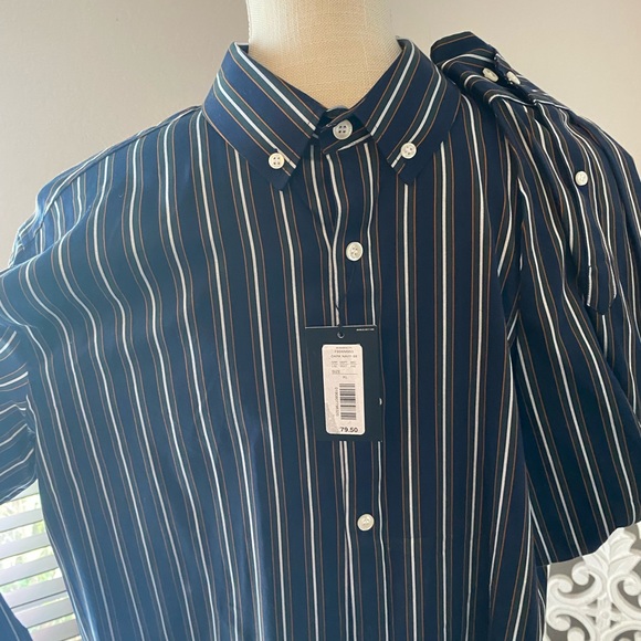 MURANO LIQUID LUXURY MENS button up size XL. BRAND NEW NEVER BEEN WORN WITH TAG - Picture 5 of 9